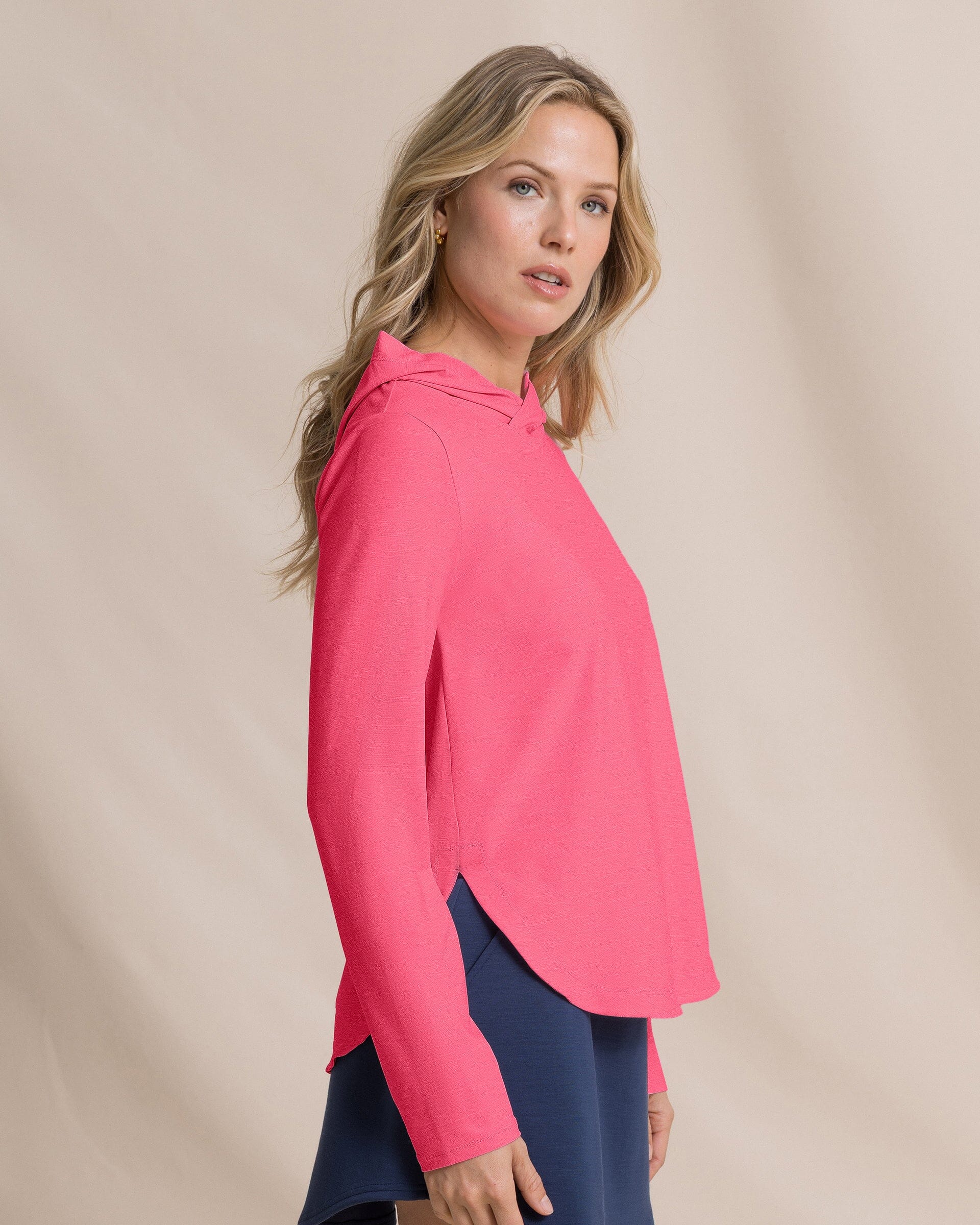 Linley Coastal Breeze® Performance Hoodie - Island Pink